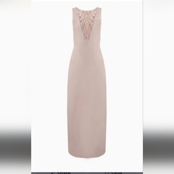 Karl Lagerfeld Lace Plunge Dress - Picture 3 of 15